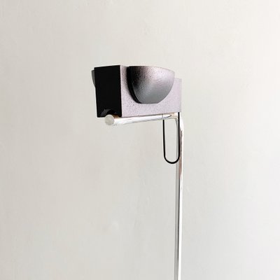 Italian Modern Metal and Chromed Steel Floor Lamp, 1980s-GDD-1356967