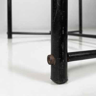 Italian Modern Metal and Plastic High Stool attributed to Giandomenico Belotti for Aliaa, 1979, Set of 6-GDD-2035228