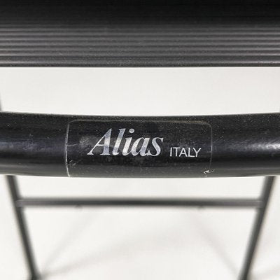 Italian Modern Metal and Plastic High Stool attributed to Giandomenico Belotti for Aliaa, 1979, Set of 6-GDD-2035228