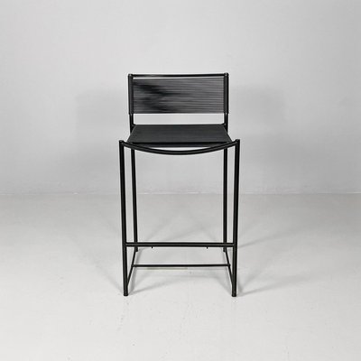 Italian Modern Metal and Plastic High Stool attributed to Giandomenico Belotti for Aliaa, 1979, Set of 6-GDD-2035228