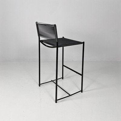 Italian Modern Metal and Plastic High Stool attributed to Giandomenico Belotti for Aliaa, 1979, Set of 6-GDD-2035228