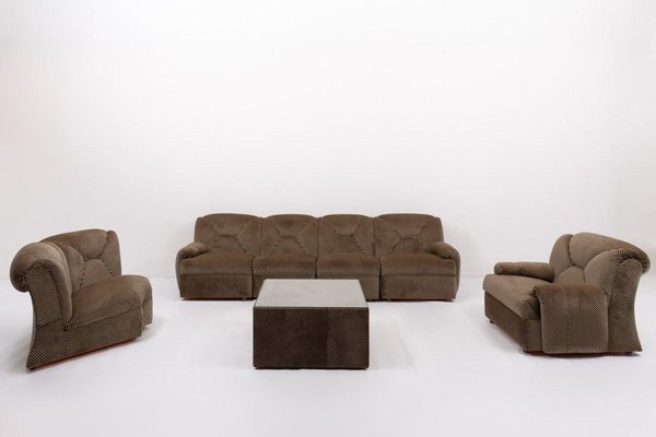 Italian Modern Modular Seats Group, 1970s, Set of 7-KMC-1767135