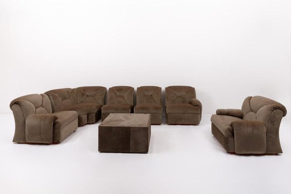 Italian Modern Modular Seats Group, 1970s, Set of 7-KMC-1767135