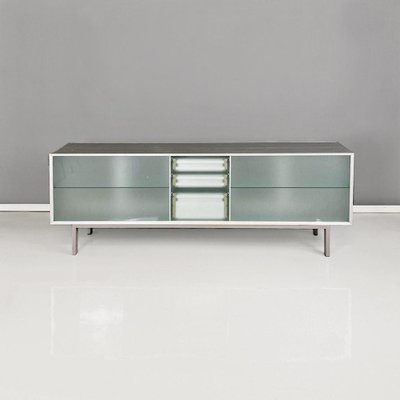 Italian Modern Pandora Glass and Metal Sideboard by Antonia Astori for Driade, 1990-GDD-1797792