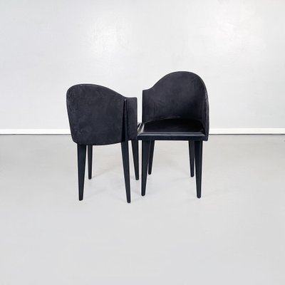 Italian Modern Toscana Chairs by Sartogo & Grenon for Saporiti, 1980s, Set of 4-GDD-1363145