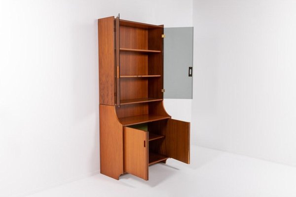 Italian Modern Walnut Cabinet, 1960s-KMC-1336933