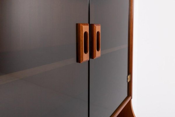 Italian Modern Walnut Cabinet, 1960s-KMC-1336933