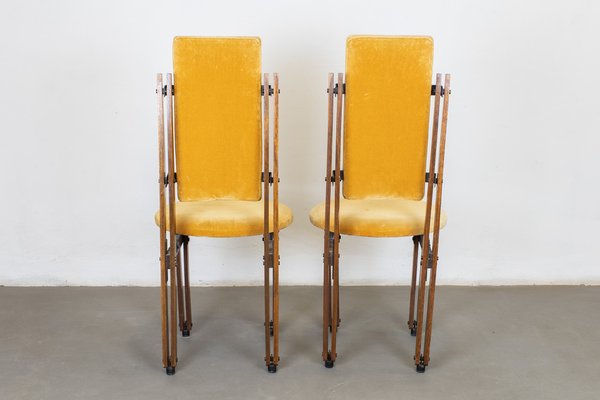 Italian Modern Walnut Chairs, 1960s, Set of 2-LMR-1290001