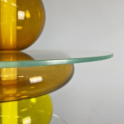 Italian Modern Yellow Glass Chandelier by Ettore Sottsass for Venini, 1990-GDD-2034362