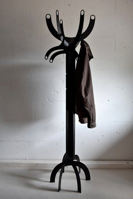 Italian Modernist Black Metal Coat Stand-IEI-937299