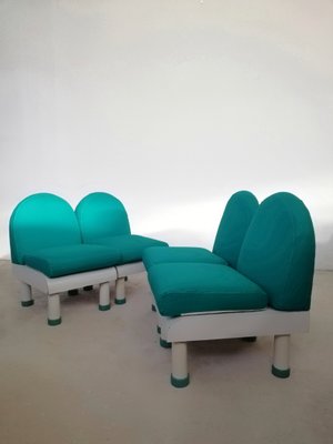 Italian Modular Sofa, 1980s, Set of 4-UIW-999024