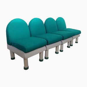 Italian Modular Sofa, 1980s, Set of 4-UIW-999024