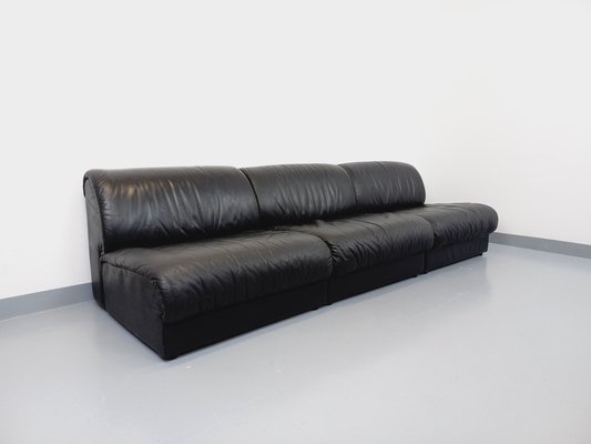 Italian Modular Sofa or Lounge Chairs from Delta, 1970s, Set of 3-AHO-1763485