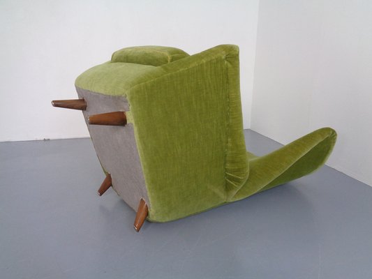 Italian Mohair Wingback Chair, 1950s-RDW-1034691