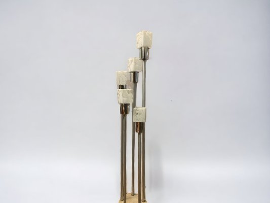 Italian Multi-Flame Floor Lamp from Mazzega, 1970s-PYR-1736787