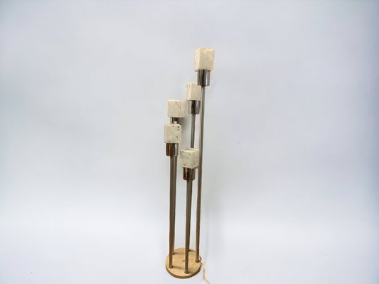 Italian Multi-Flame Floor Lamp from Mazzega, 1970s-PYR-1736787