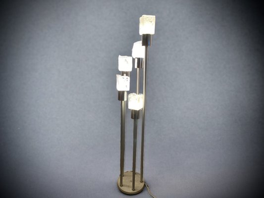 Italian Multi-Flame Floor Lamp from Mazzega, 1970s-PYR-1736787