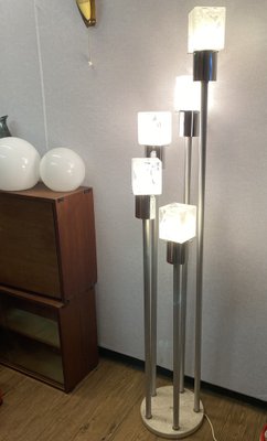 Italian Multi-Flame Floor Lamp from Mazzega, 1970s-PYR-1736787