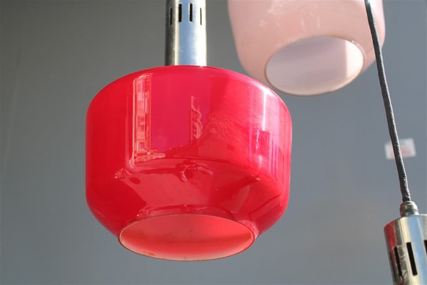 Italian Multicolor Suspension Light from Vistosi, 1950s-EH-1757025