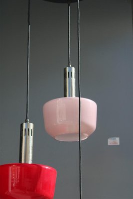 Italian Multicolor Suspension Light from Vistosi, 1950s-EH-1757025