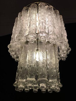 Italian Murano Chandelier in Venini Style, 1960s-MBH-1032206