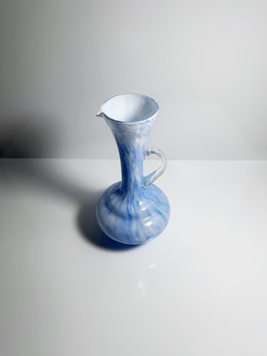 Italian Murano Flower Vase with Handle, 1970s-VTK-2020037