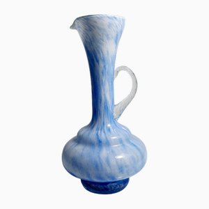 Italian Murano Flower Vase with Handle, 1970s-VTK-2020037