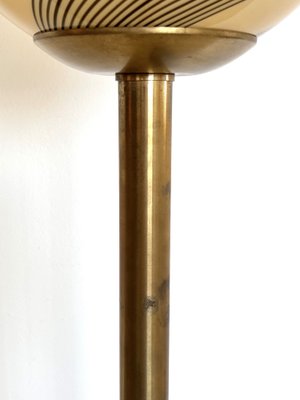 Italian Murano Glass and Brass Floor Lamp, 1970s-VNE-1800292