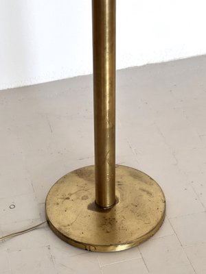 Italian Murano Glass and Brass Floor Lamp, 1970s-VNE-1800292