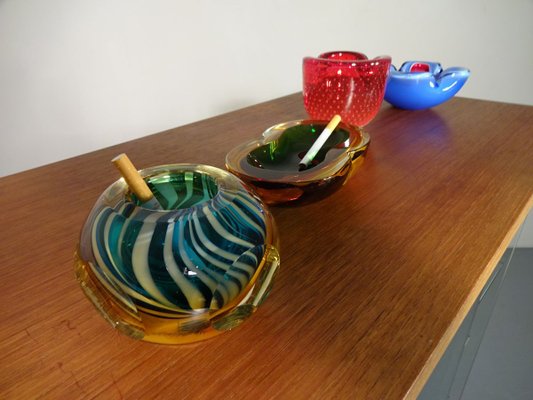 Italian Murano Glass Ashtray, 1960s-RDW-632390