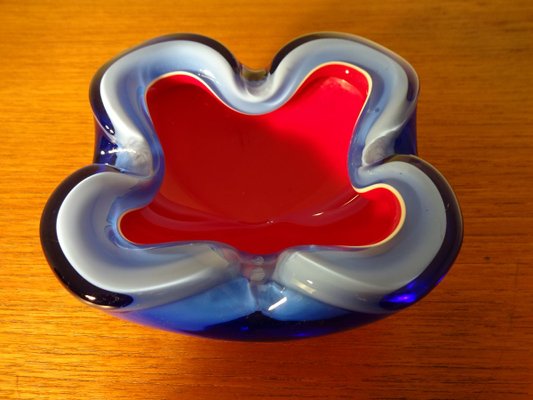 Italian Murano Glass Ashtray, 1960s-RDW-632390