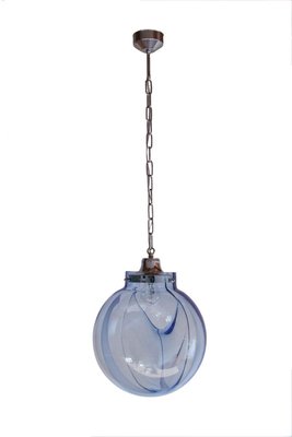 Italian Murano Glass Ball Pendant Lamp by Toni Zuccheri for Venini, 1960s-MTX-887893