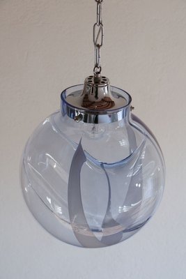 Italian Murano Glass Ball Pendant Lamp by Toni Zuccheri for Venini, 1960s-MTX-887893