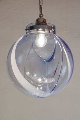 Italian Murano Glass Ball Pendant Lamp by Toni Zuccheri for Venini, 1960s-MTX-887893