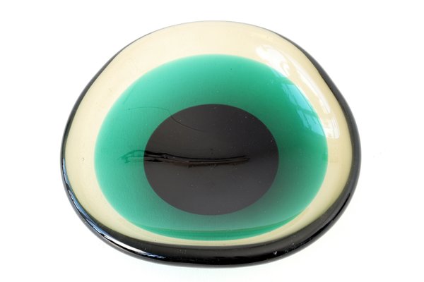 Italian Murano Glass Bowl by Flavio Poli for Seguso, 1950s-LOB-636063