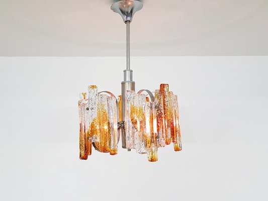 Italian Murano Glass Ceiling Lamp, 1970s-ZO-1791464