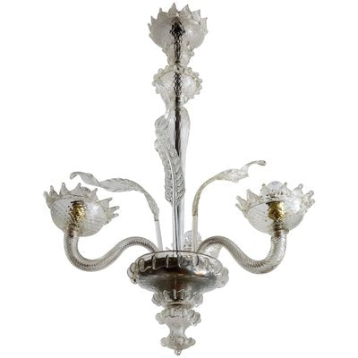 Italian Murano Glass Chandelier, 1950s-VNE-966155