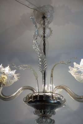 Italian Murano Glass Chandelier, 1950s-VNE-966155