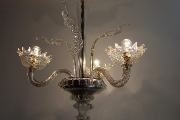 Italian Murano Glass Chandelier, 1950s-VNE-966155