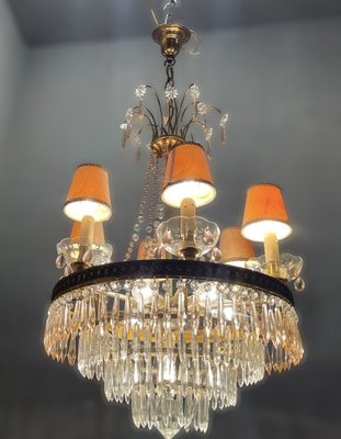 Italian Murano Glass Chandelier, 1950s-JJC-1320323