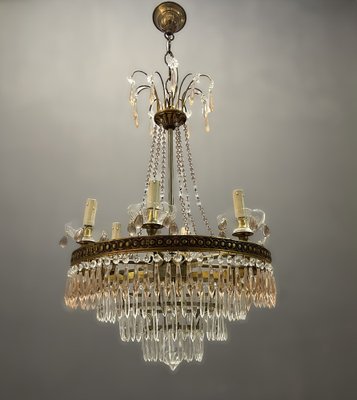 Italian Murano Glass Chandelier, 1950s-JJC-1320323