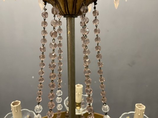 Italian Murano Glass Chandelier, 1950s-JJC-1320323