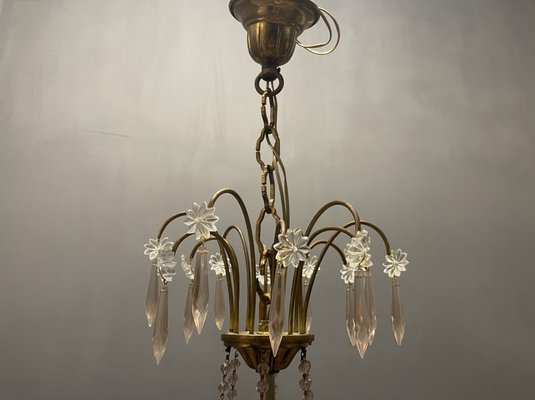 Italian Murano Glass Chandelier, 1950s-JJC-1320323