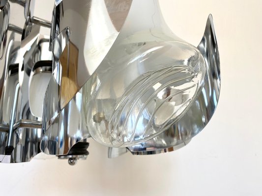 Italian Murano Glass Chandelier from Mazzega, 1970s-LYQ-1171671