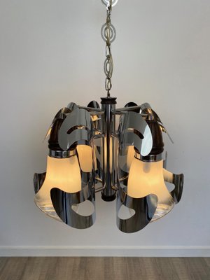 Italian Murano Glass Chandelier from Mazzega, 1970s-LYQ-1171671