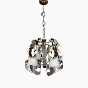 Italian Murano Glass Chandelier from Mazzega, 1970s-LYQ-1171671