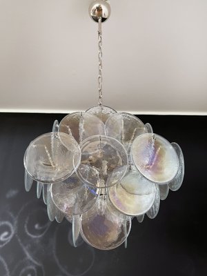 Italian Murano Glass Chandelier with 36 Iridescent Discs, 1979-FHZ-1180540