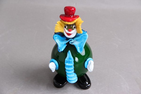 Italian Murano Glass Clown Figurine, 1970s-DQ-1440799