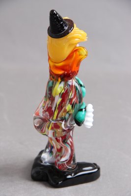 Italian Murano Glass Clown Figurine, 1970s-DQ-1440794