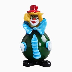 Italian Murano Glass Clown Figurine, 1970s-DQ-1440799